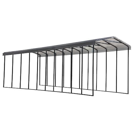Arrow Storage Products Arrow Carport, 14x47x14, Charcoal CPHC144714